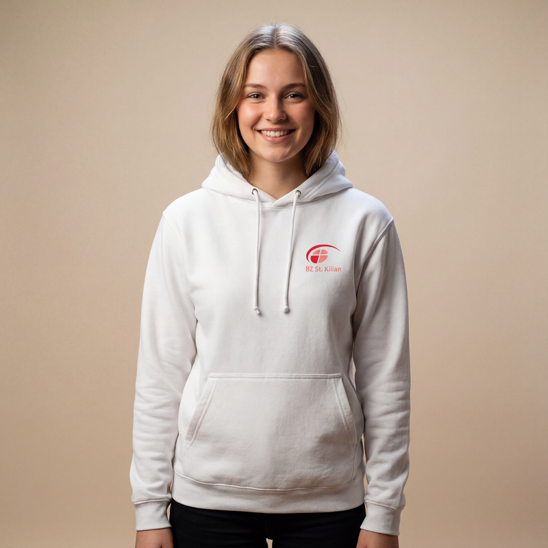 Hoodie tailliert ,,Maja" helles Logo (St. Kilian)-zoom-