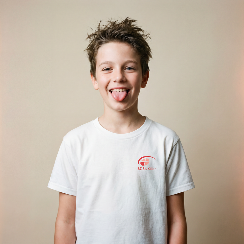 Kinder T-Shirt "Junior Peter" mit großem Rückenlogo (St. Kilian)-zoom-