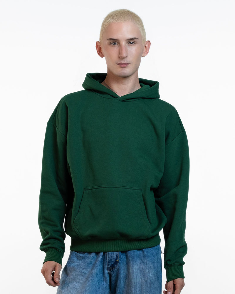 Oversized Hoodie Mike dark green-zoom-