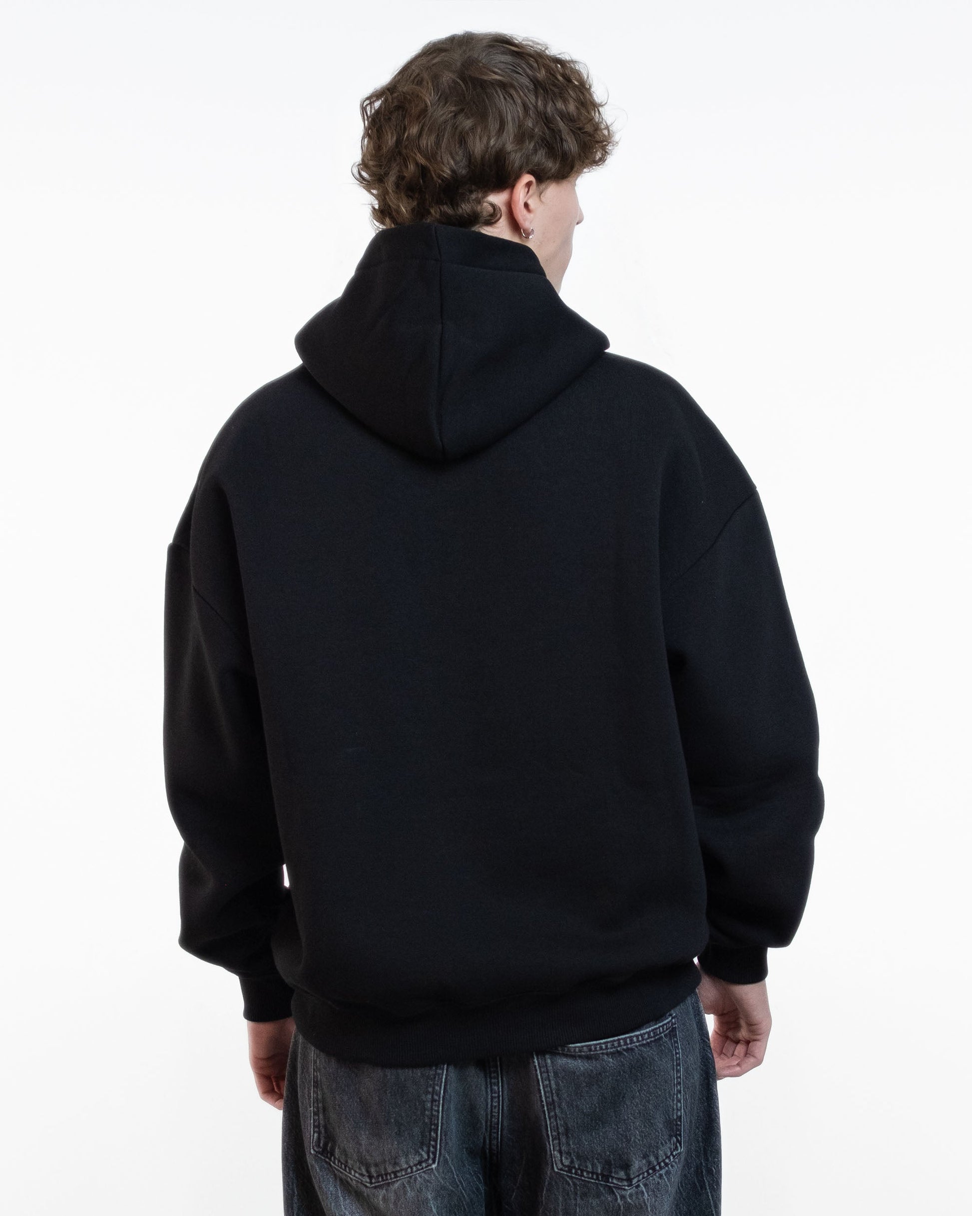 Oversized Hoodie Mike black-2