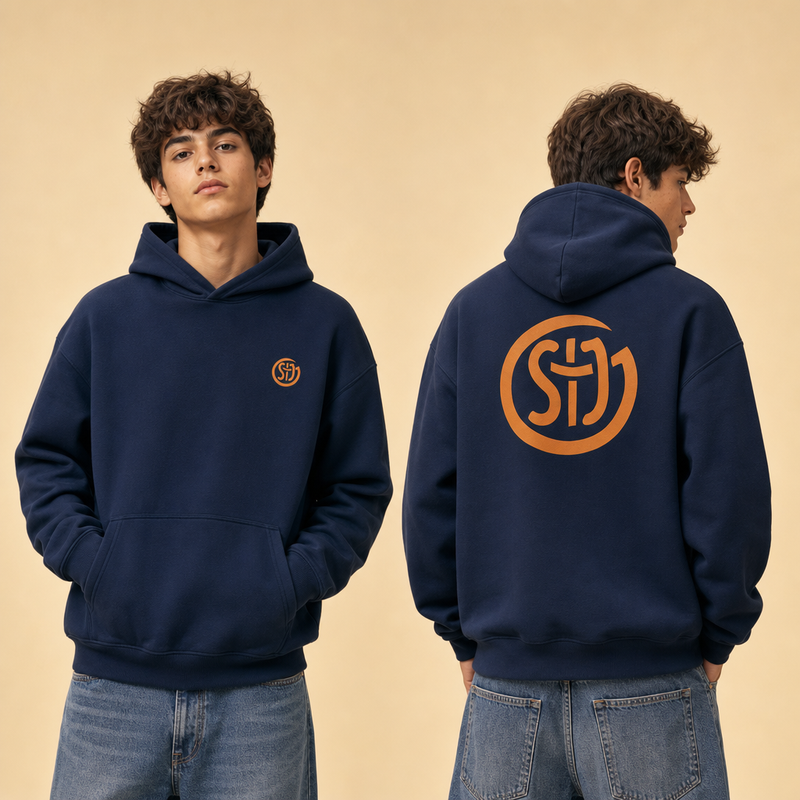 Chaser Hoodie – Klassisches Schullogo-zoom-