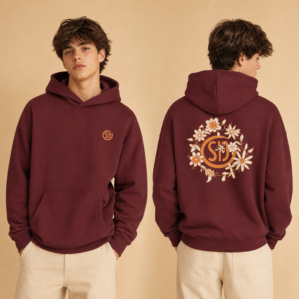 Chaser Hoodie – Blümchen-Motiv