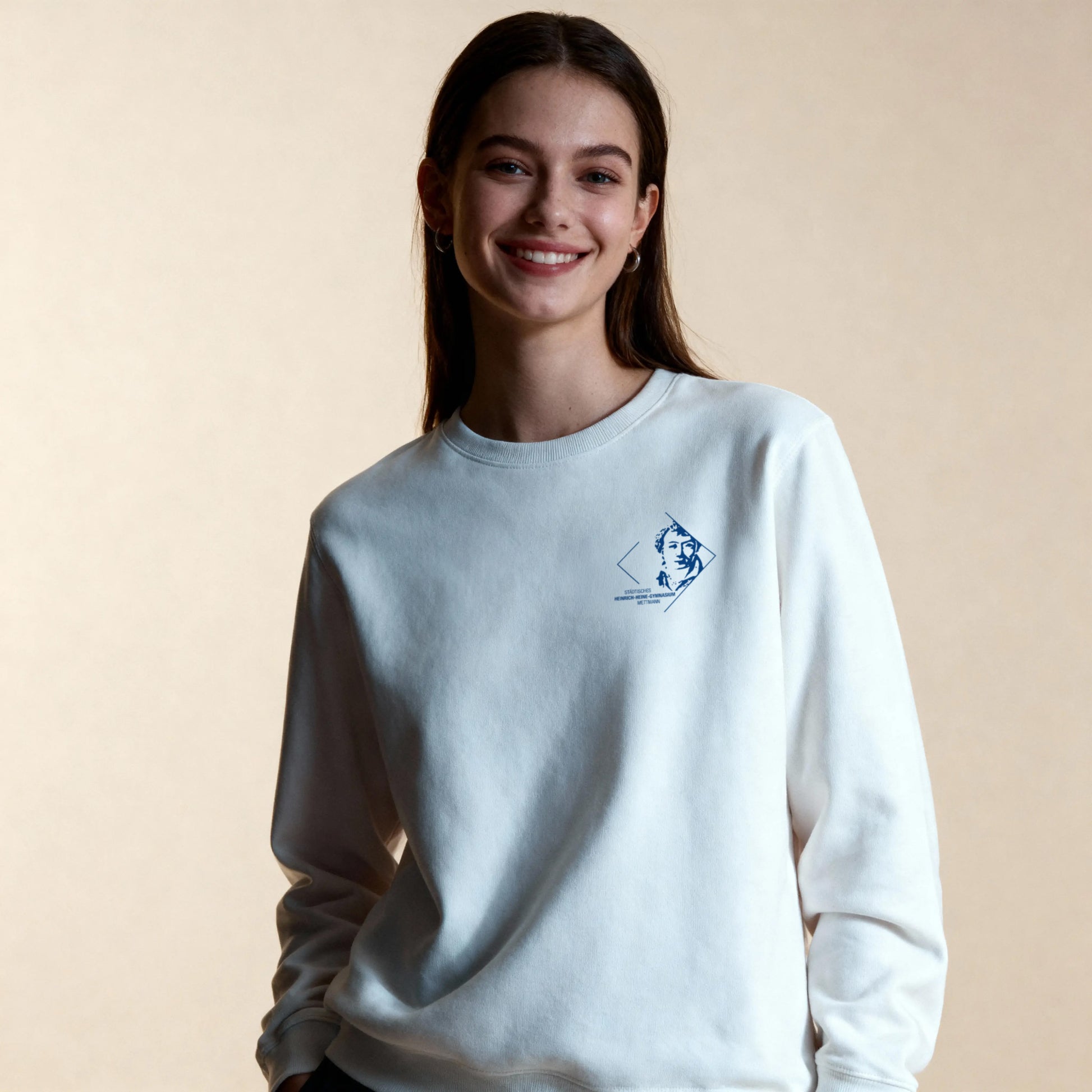 Premium Unisex Bio Sweatshirt (Heinrich-Heine-Mettmann)-1