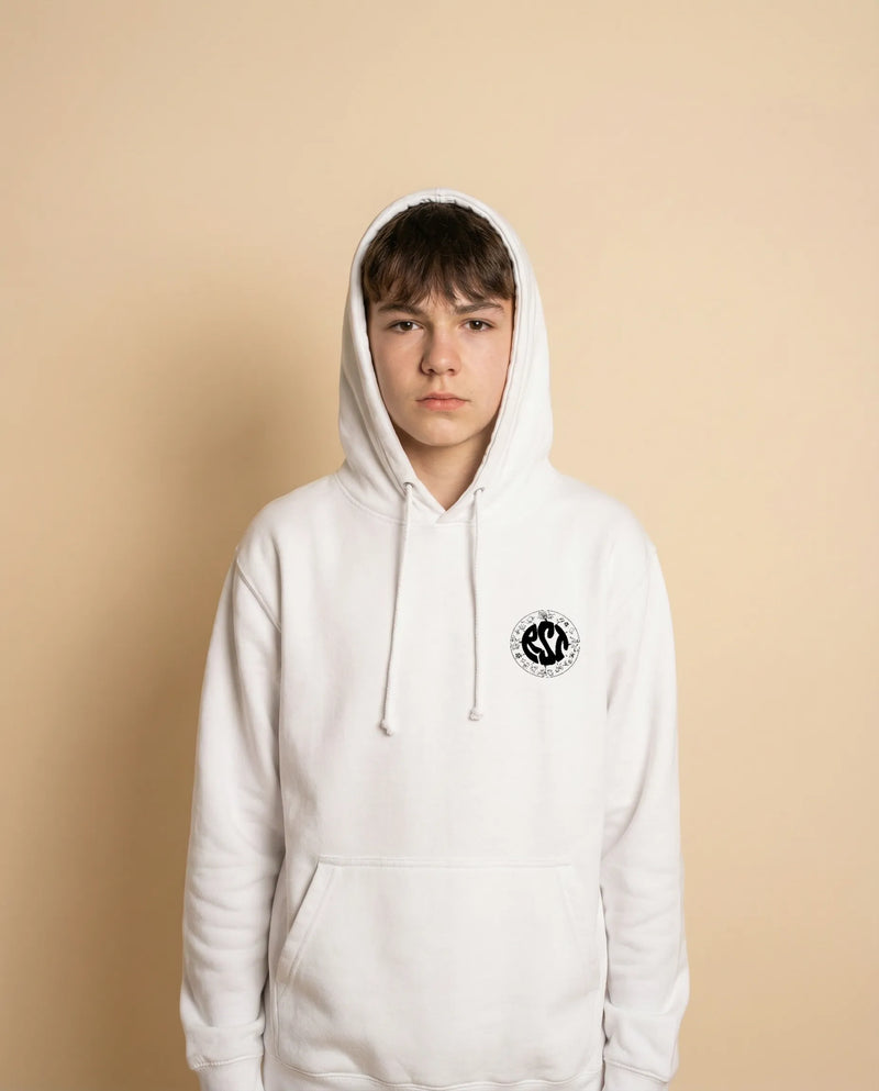 Premium Unisex Hoodie mit großem Rückenlogo (RST)-zoom-
