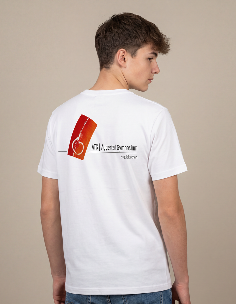 Unisex T-Shirt "Peter" mit großem Rückenlogo (Aggertal)-zoom-