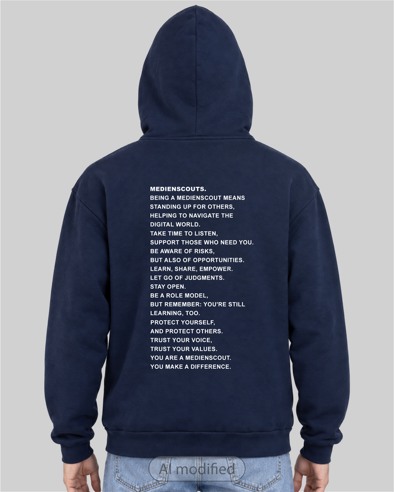 Medienscouts Hoodie "Mike„ oversized-zoom-
