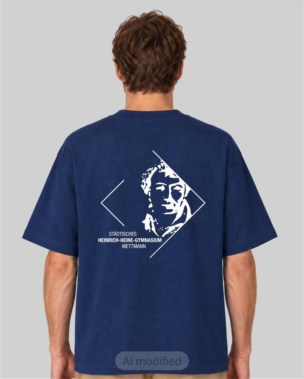 Schul-Tshirt "Asher„ oversized unisex-zoom-2