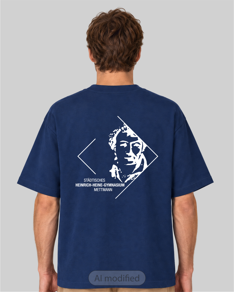 Schul-Tshirt "Asher„ oversized unisex-zoom-
