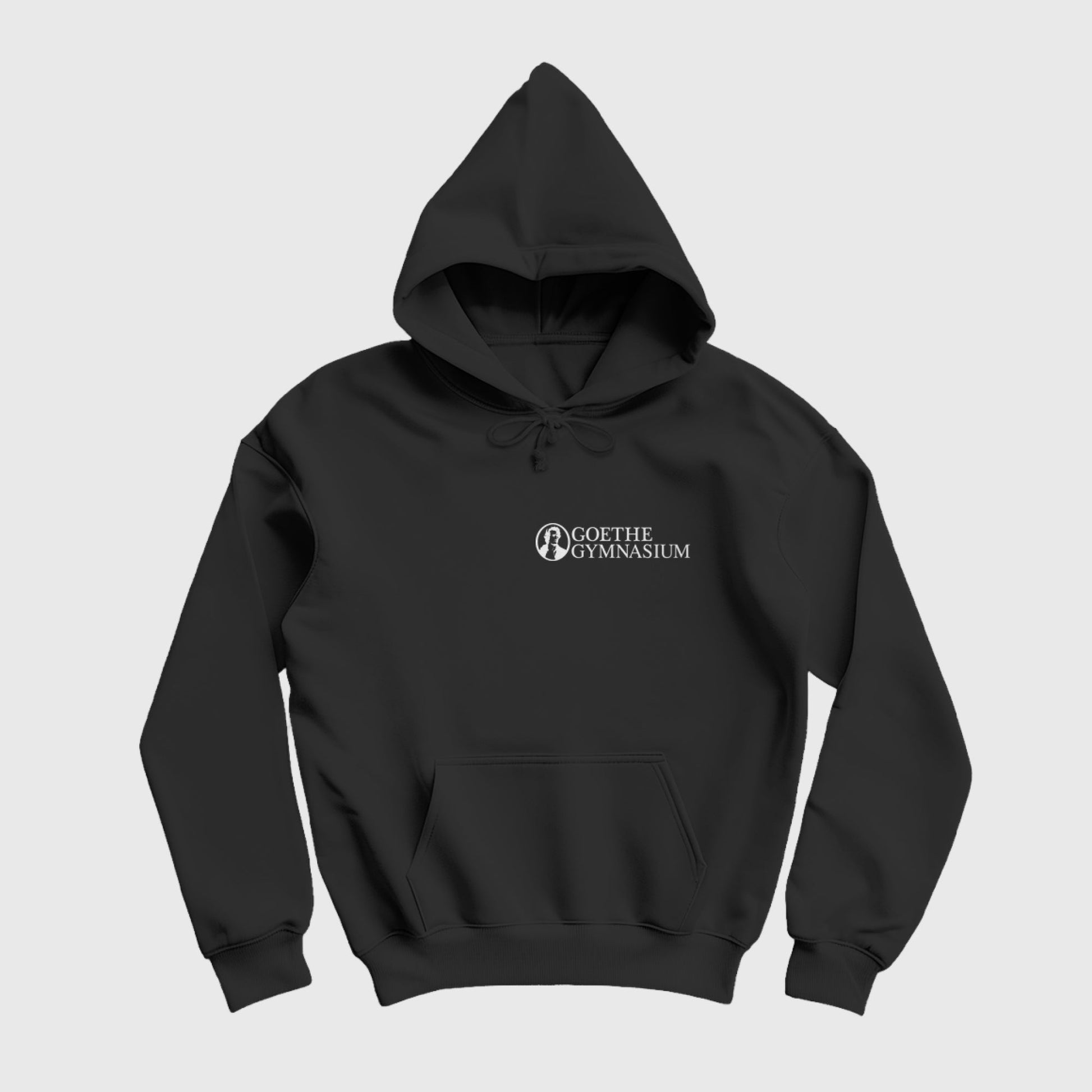 Herren Hoodie Goethe Gymnasium white-1