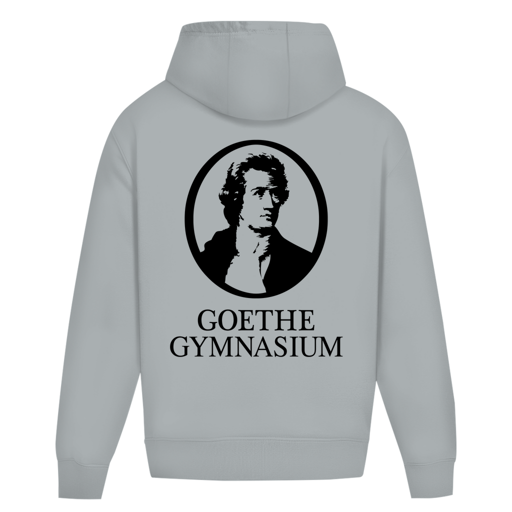 Oversize Hoodie Ohne Kordel Goethe Gymnasium white-zoom-10