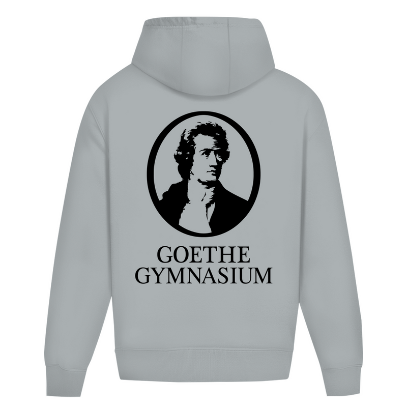 Oversize Hoodie Ohne Kordel Goethe Gymnasium white-zoom-