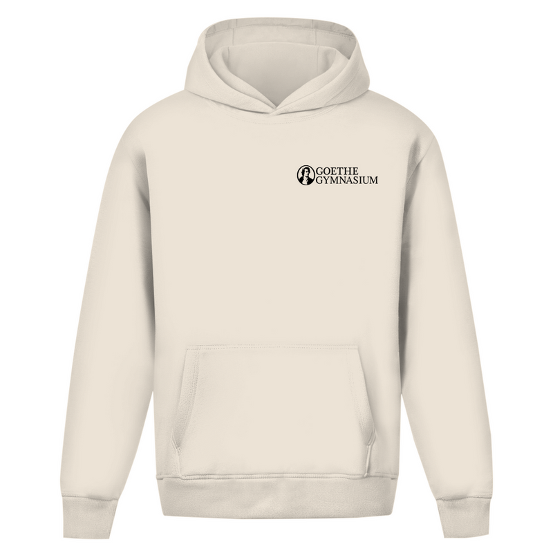 Oversize Hoodie Ohne Kordel Goethe Gymnasium white-zoom-