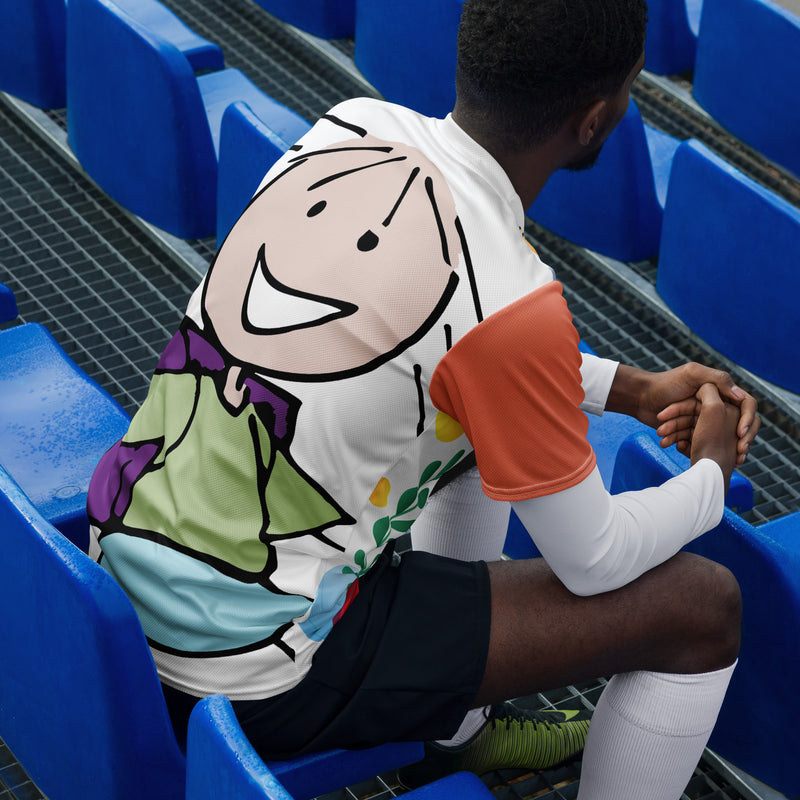 Recyceltes Unisex-Trikot mit Allover-Druck-zoom-