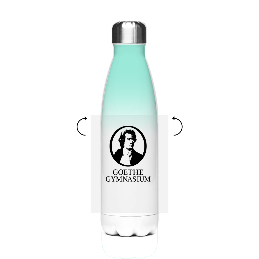 Edelstahl-Thermoflasche Goethe Gymnasium black-13
