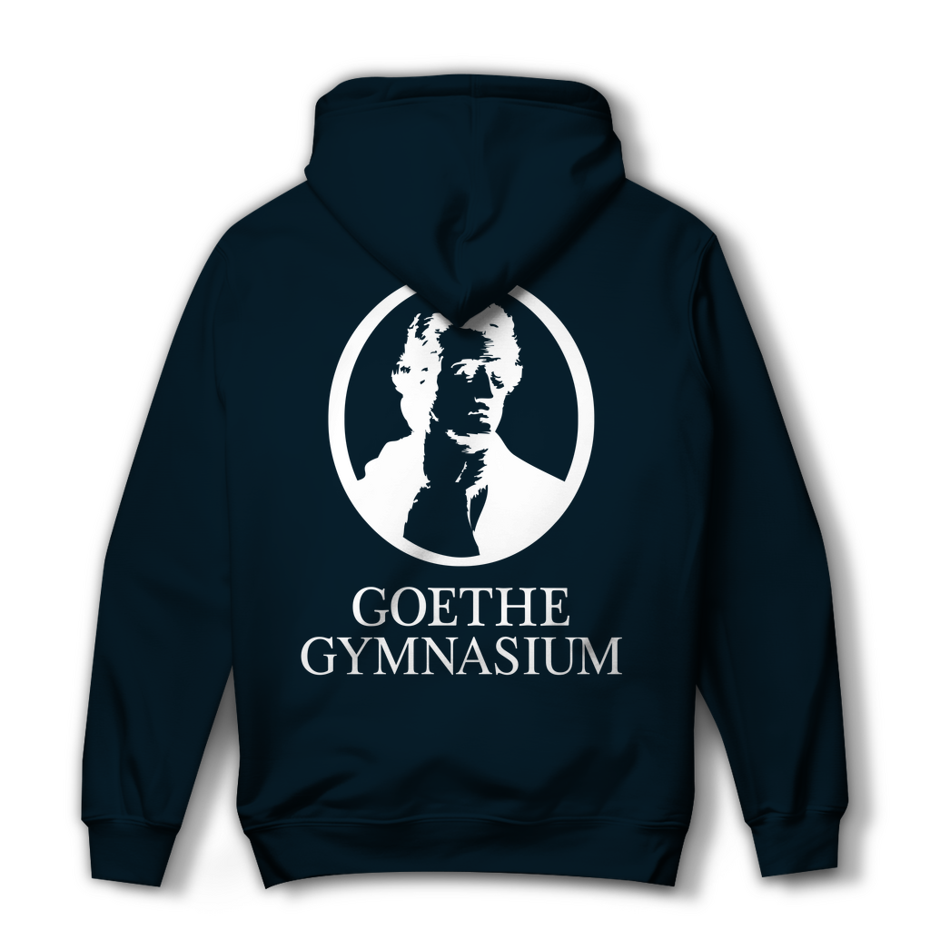 Damen Hoodie Goethe Gymnasium black-4