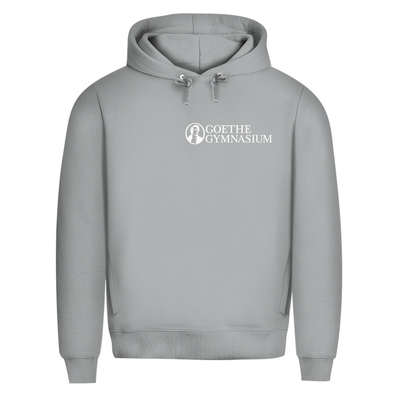 Herren Premium Bio Hoodie Goethe Gymnasium black-zoom-