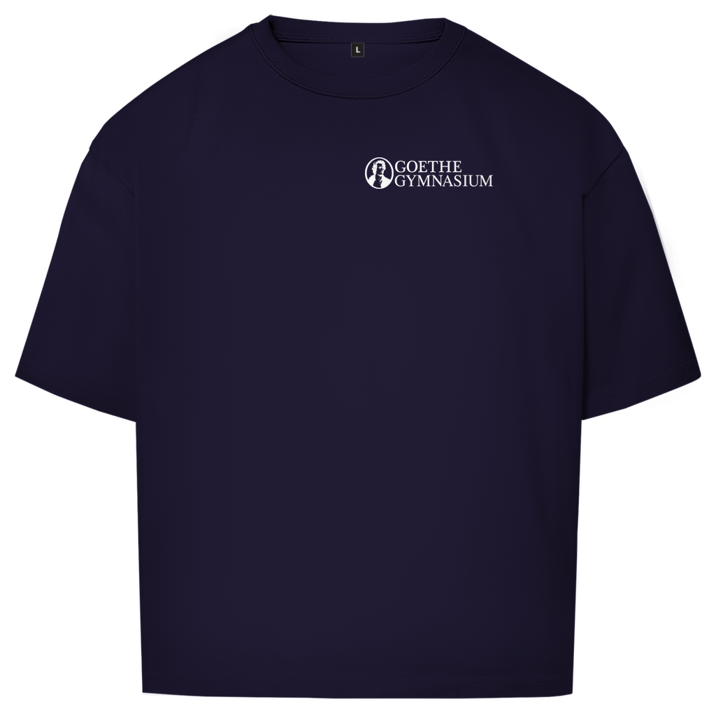 Oversize T-Shirt Goethe Gymnasium white-7