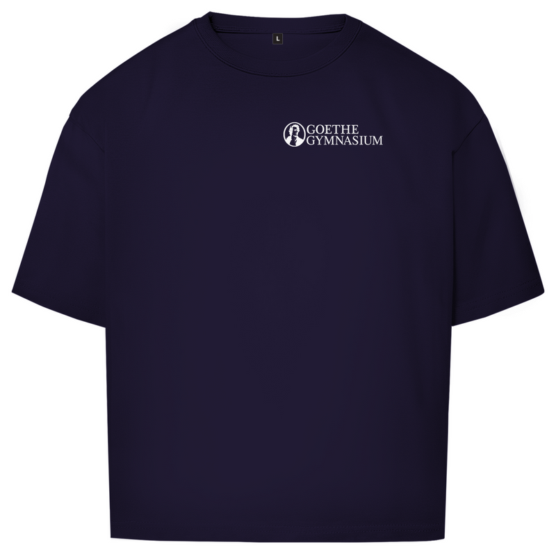 Oversize T-Shirt Goethe Gymnasium white-zoom-