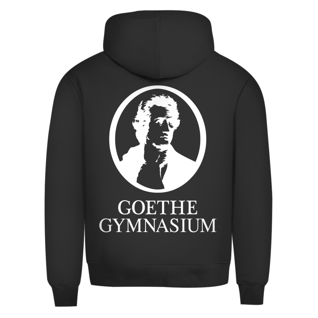 Herren Premium Bio Hoodie Goethe Gymnasium black-zoom-2
