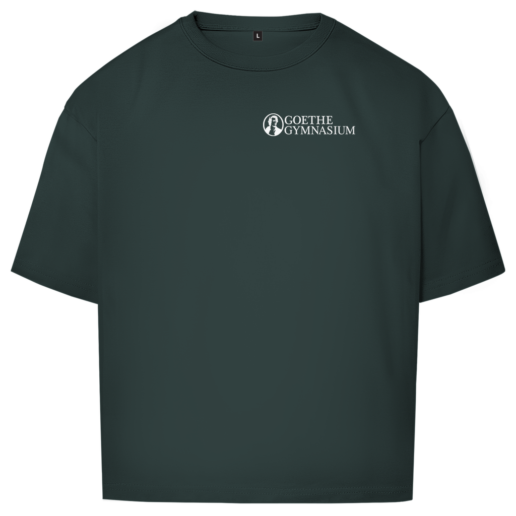 Oversize T-Shirt Goethe Gymnasium white-zoom-3