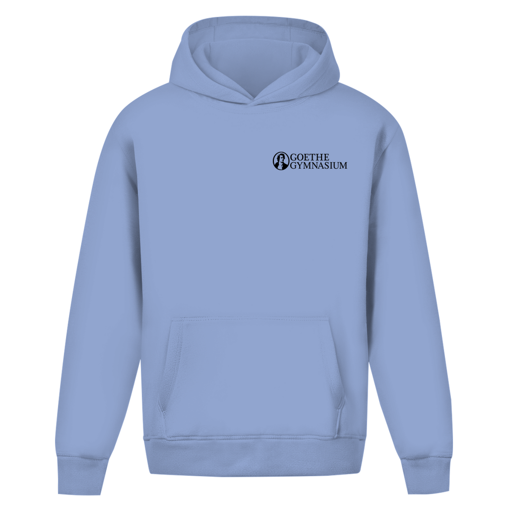 Oversize Hoodie Ohne Kordel Goethe Gymnasium white-zoom-7