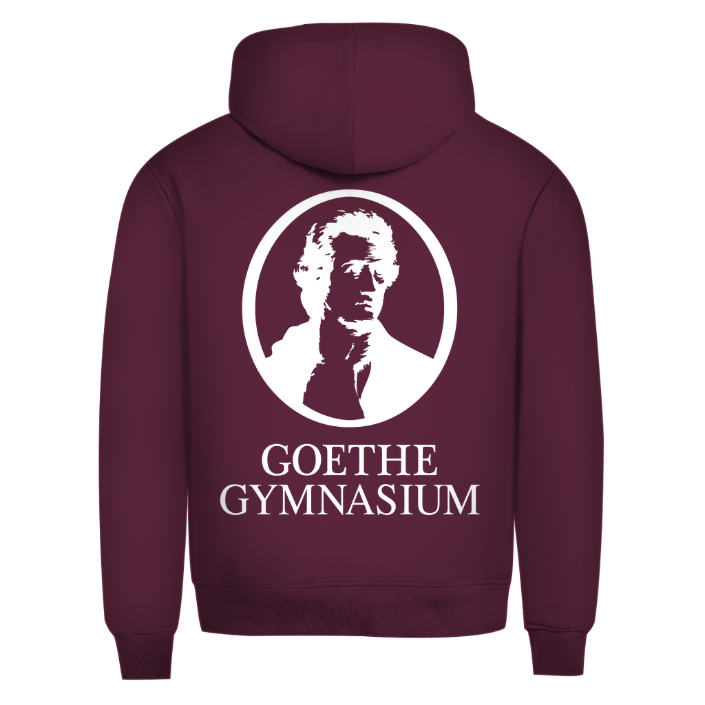 Herren Premium Bio Hoodie Goethe Gymnasium black-zoom-6