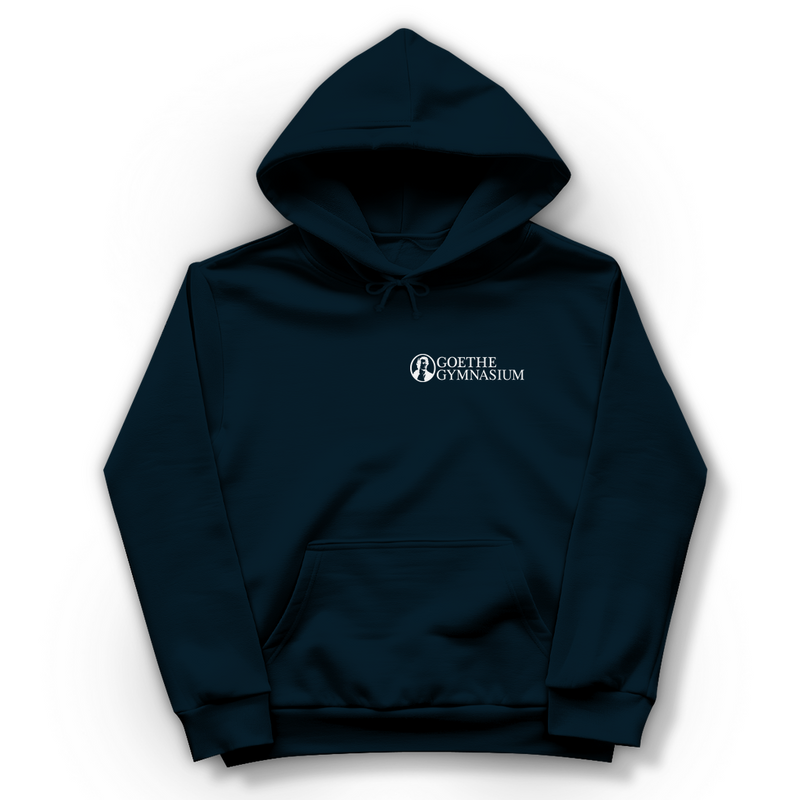 Damen Hoodie Goethe Gymnasium black-zoom-