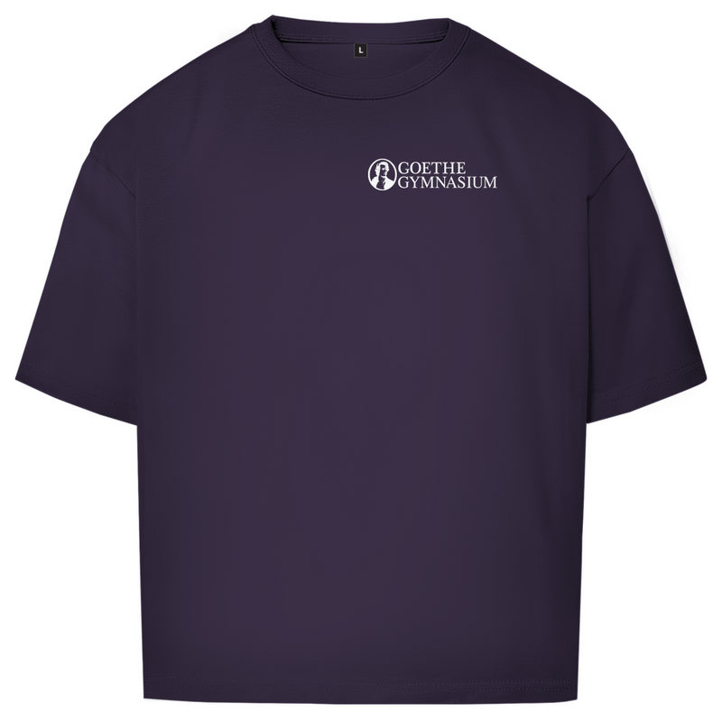 Oversize T-Shirt Goethe Gymnasium white-zoom-