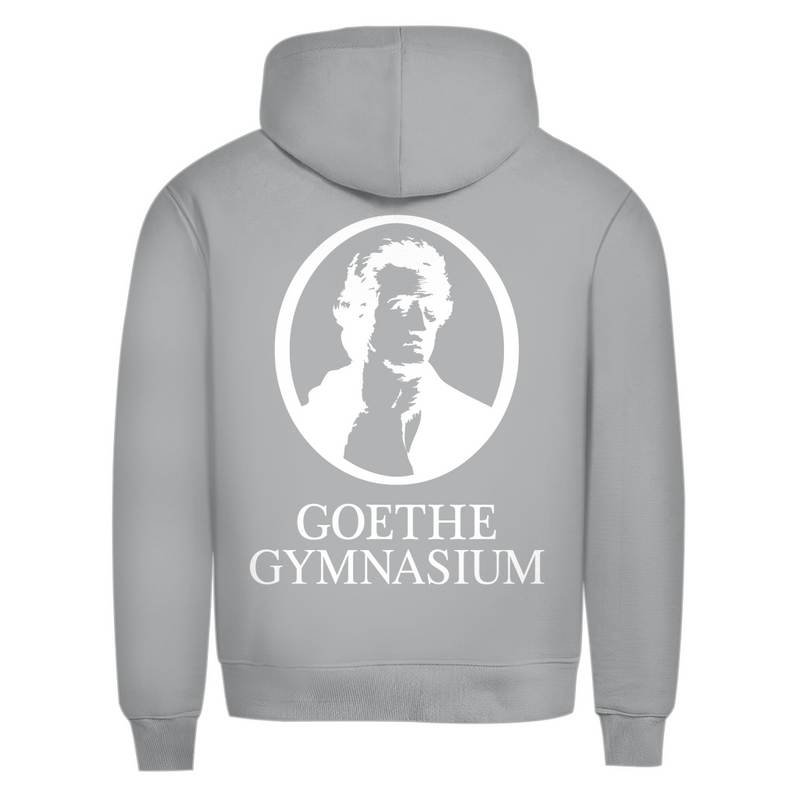 Herren Premium Bio Hoodie Goethe Gymnasium black-zoom-