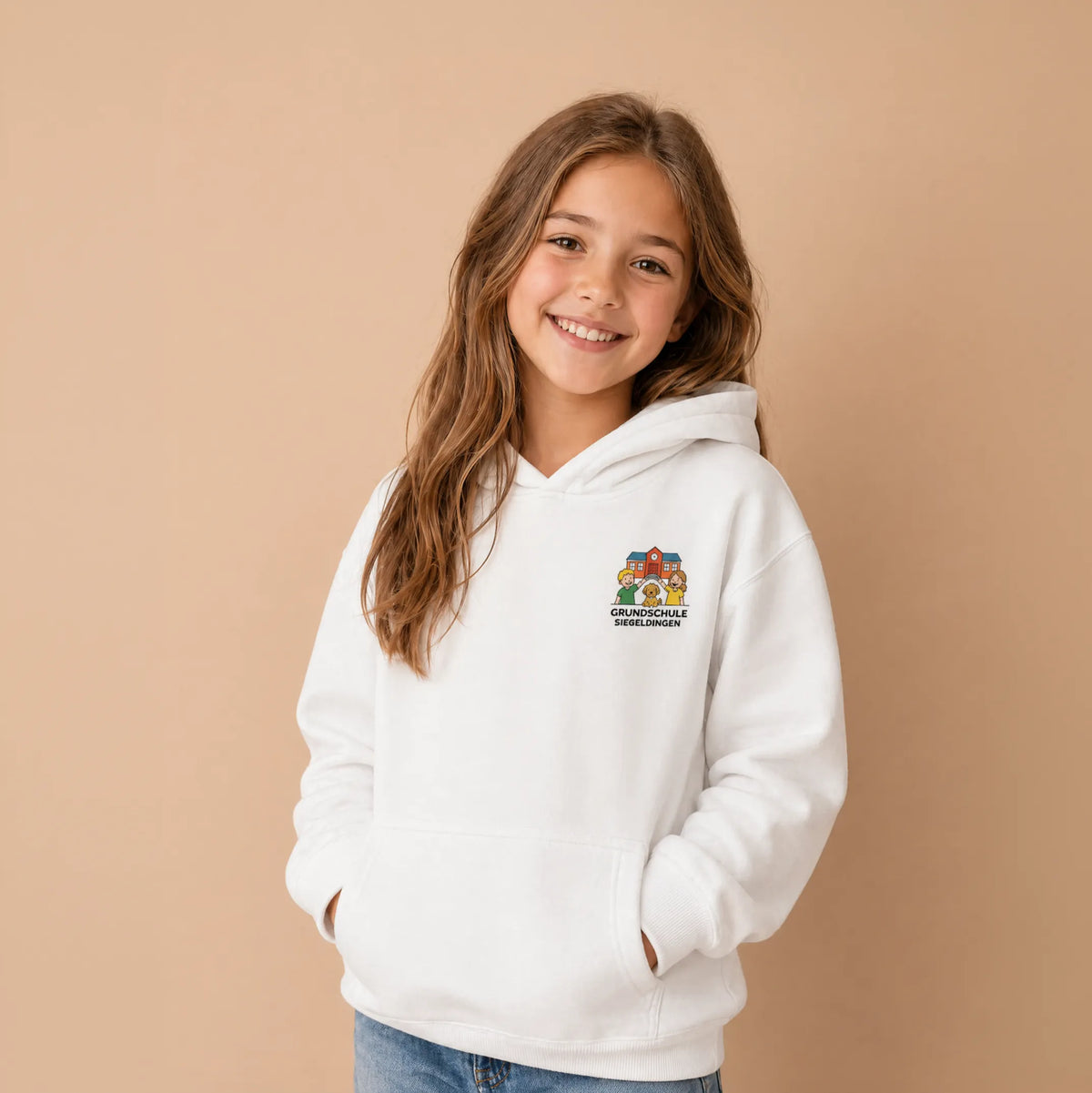 Kinder Hooded Sweatshirt ,,Junior Hagrid" NT1 (GS Siebeldingen)