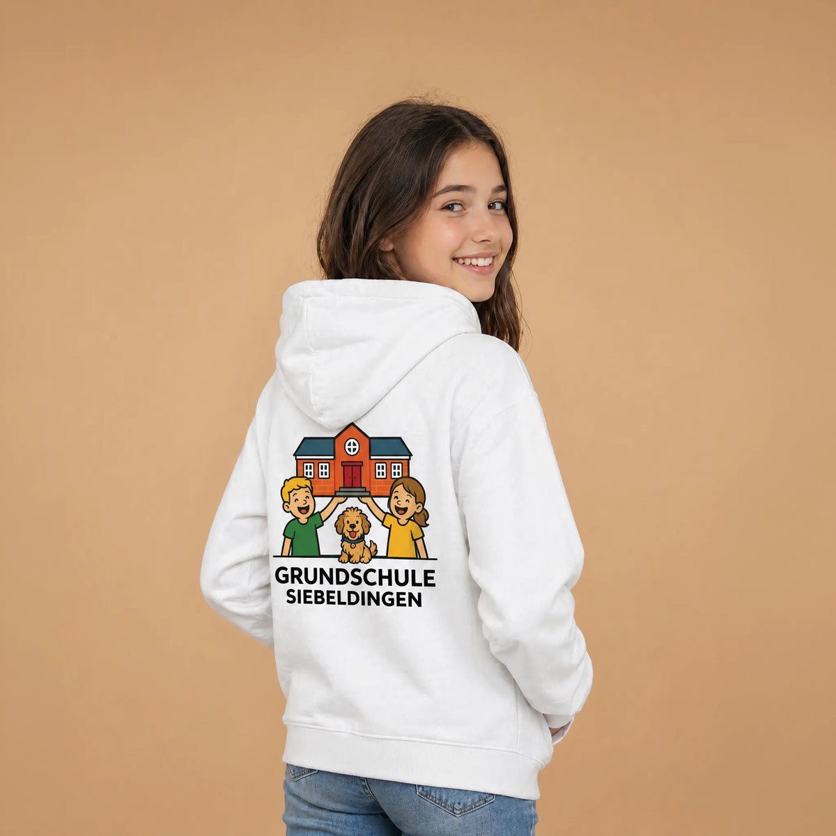 Kinder Hooded Sweatshirt ,,Junior Hagrid" NT1 (GS Siebeldingen)-2