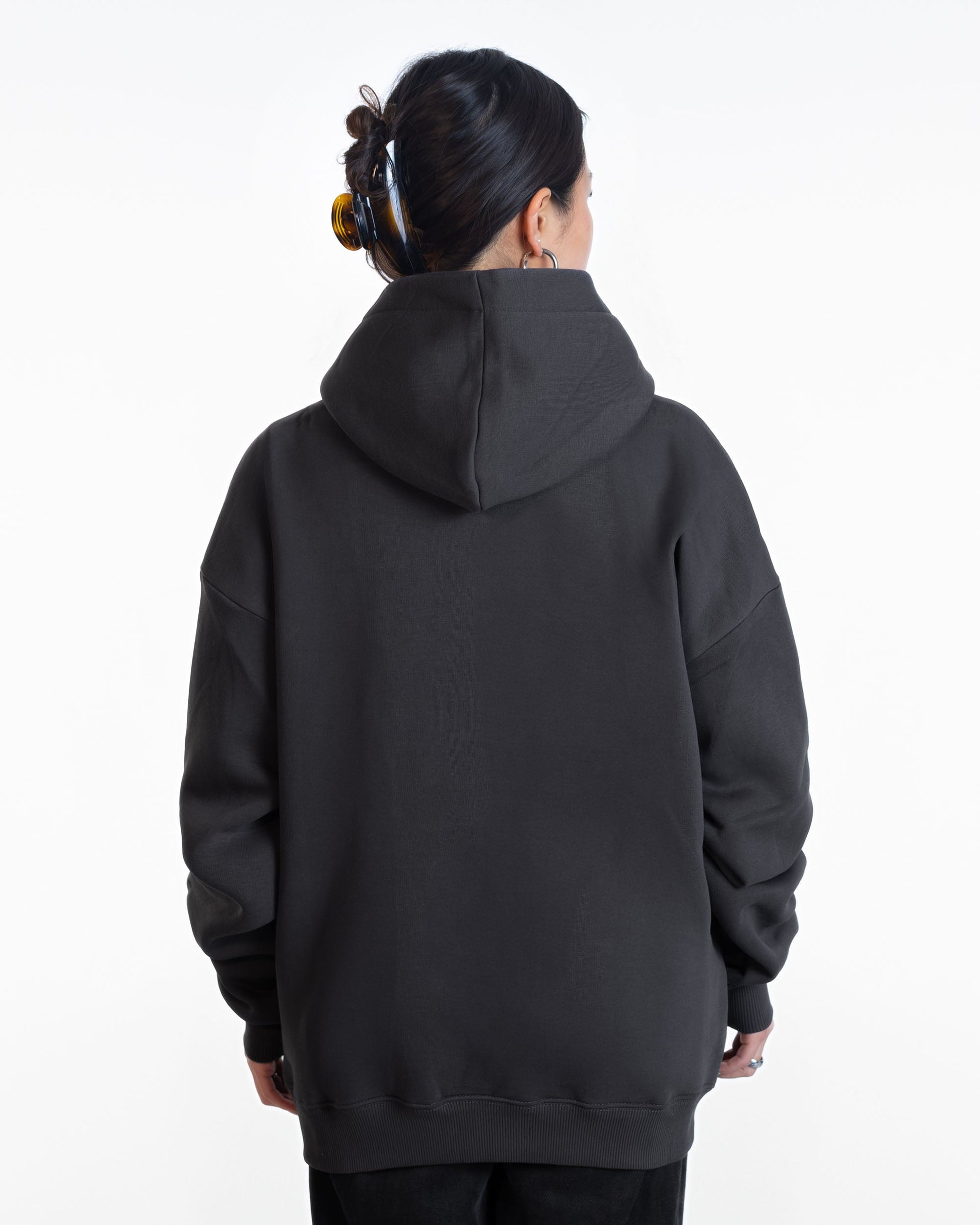 Oversized Hoodie Mike dark grey-2