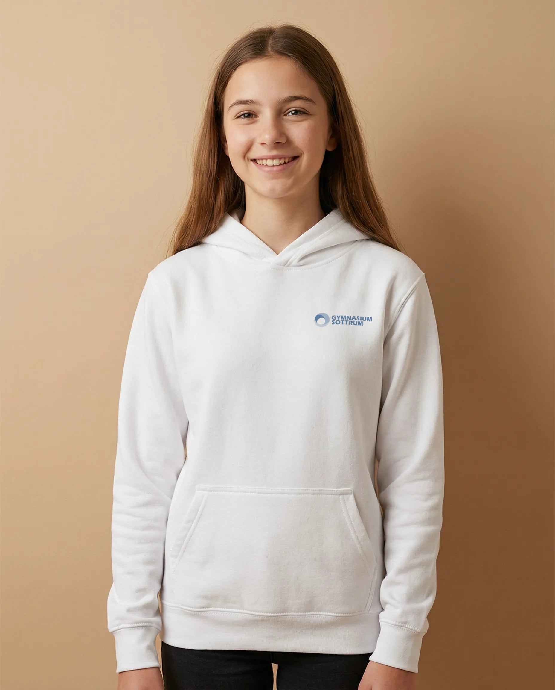 Premium Kinder Hoodie mit großem Rückenlogo (Gym Sottrum)-zoom-1