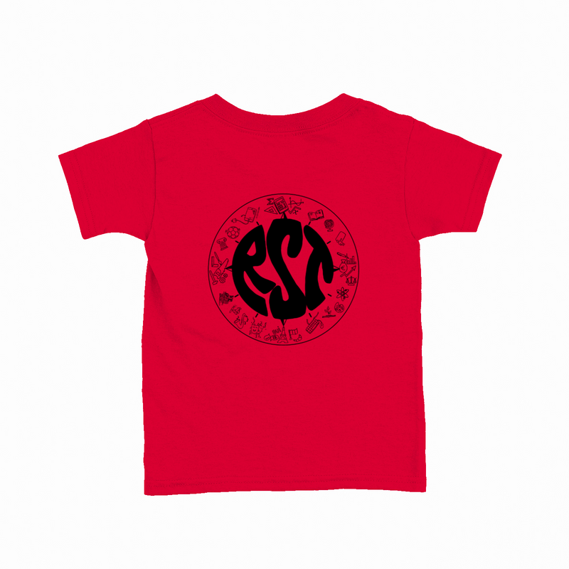 Premium Kinder T-Shirt mit großem Rückenlogo (RST)-zoom-