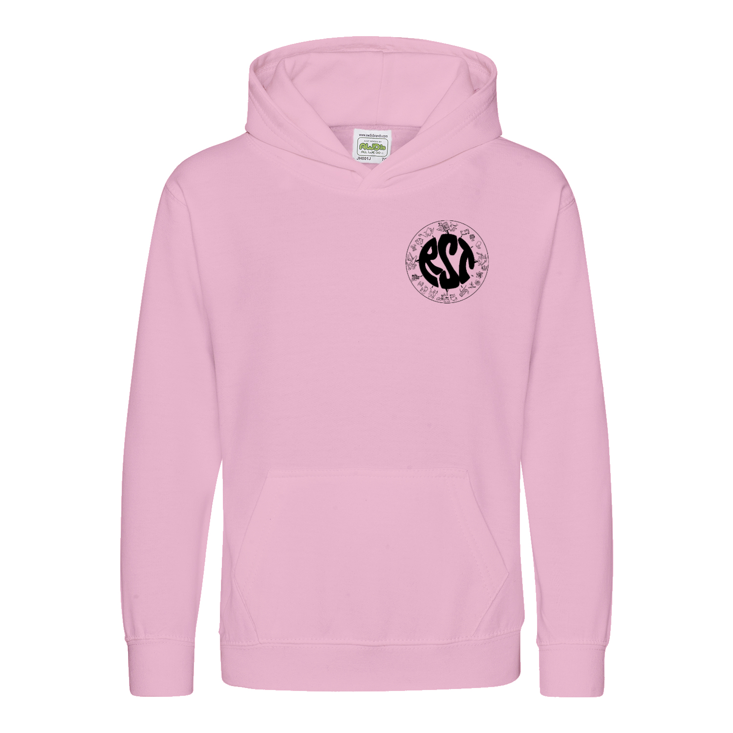 Premium Kinder Hoodie mit großem Rückenlogo (RST)-zoom-24