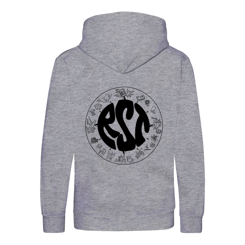 Premium Kinder Hoodie mit großem Rückenlogo (RST)-zoom-