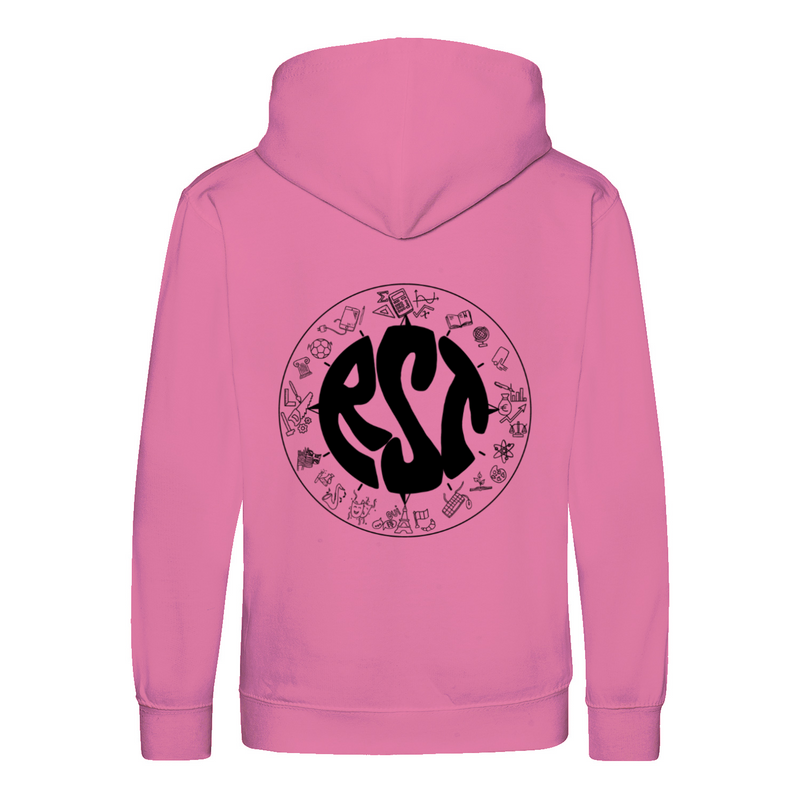 Premium Kinder Hoodie mit großem Rückenlogo (RST)-zoom-