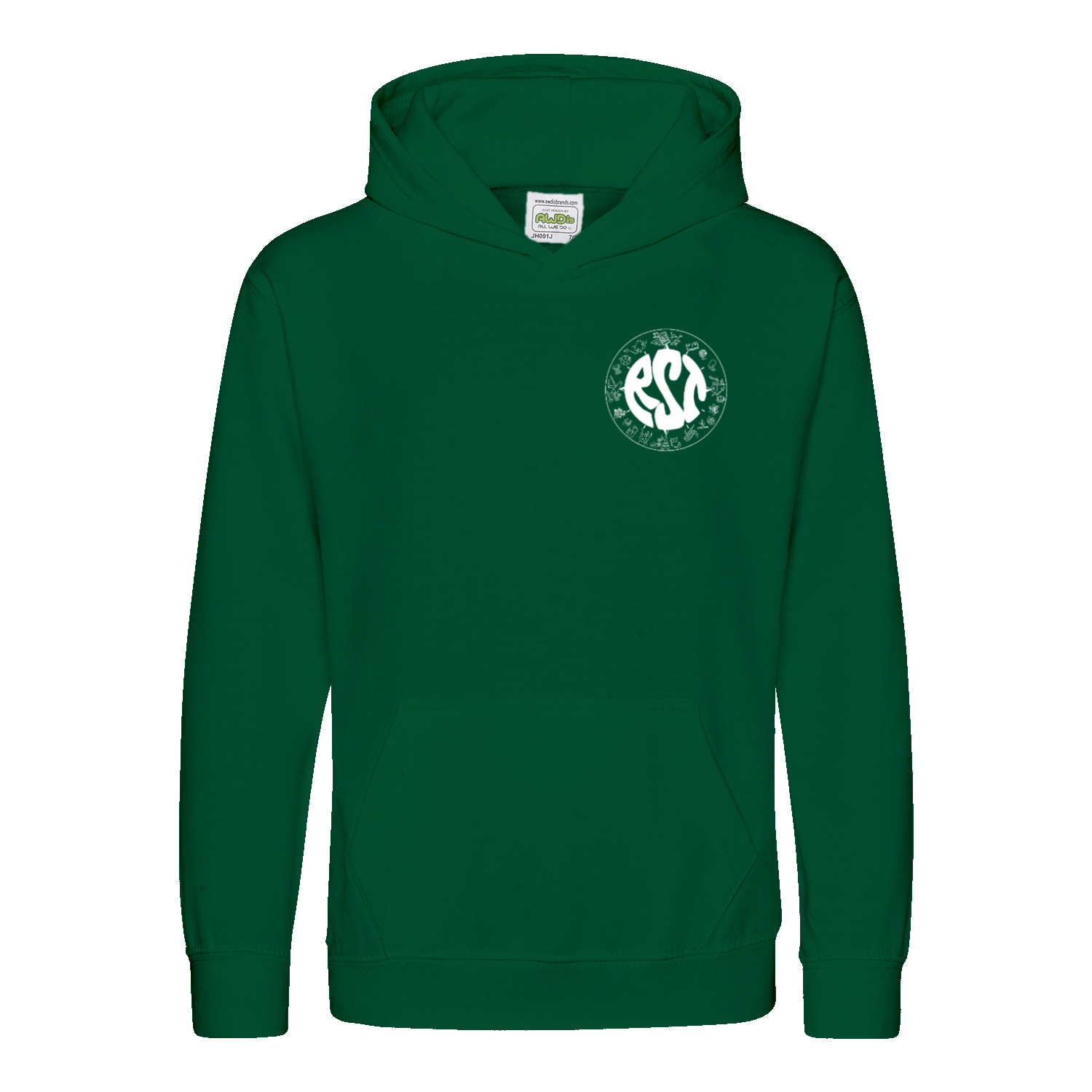 Premium Kinder Hoodie mit großem Rückenlogo (RST)-22