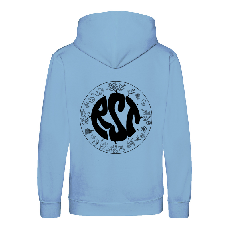 Premium Kinder Hoodie mit großem Rückenlogo (RST)-zoom-