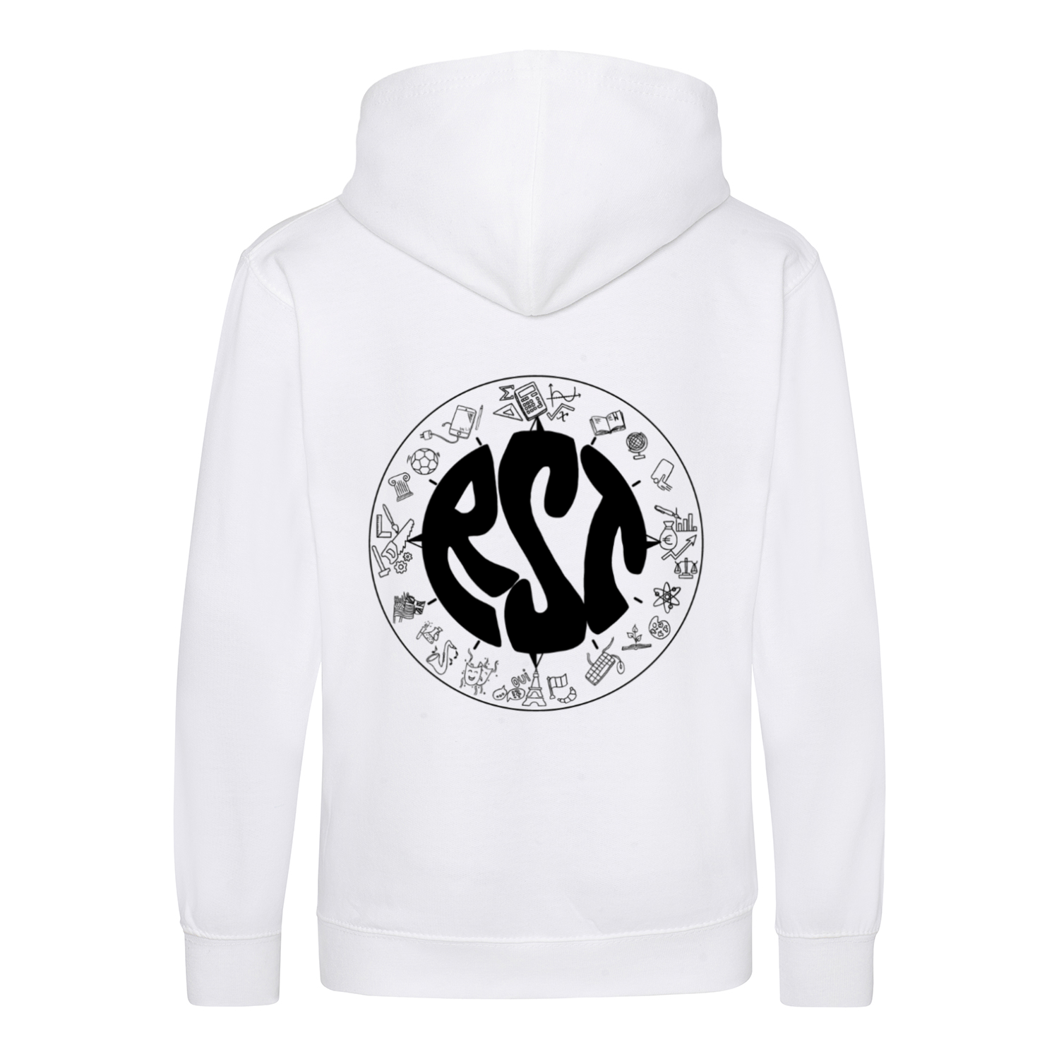 Premium Kinder Hoodie mit großem Rückenlogo (RST)