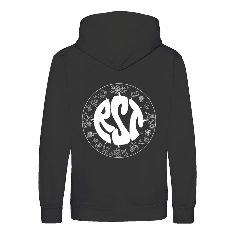 Premium Kinder Hoodie mit großem Rückenlogo (RST)-zoom-