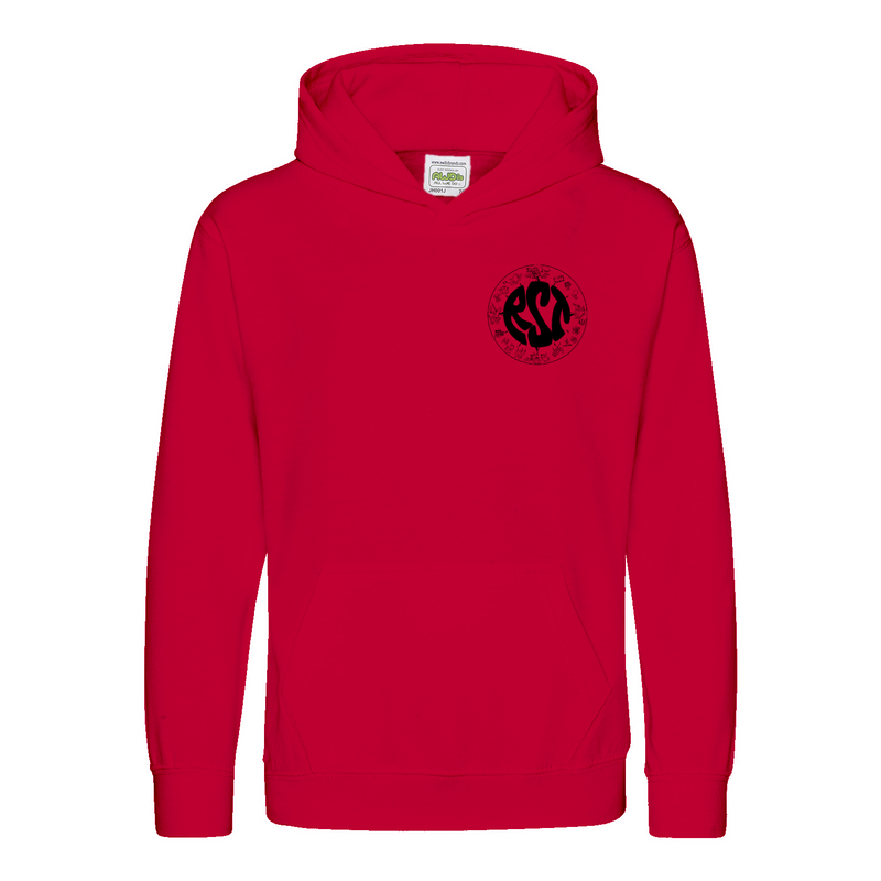 Premium Kinder Hoodie mit großem Rückenlogo (RST)-zoom-
