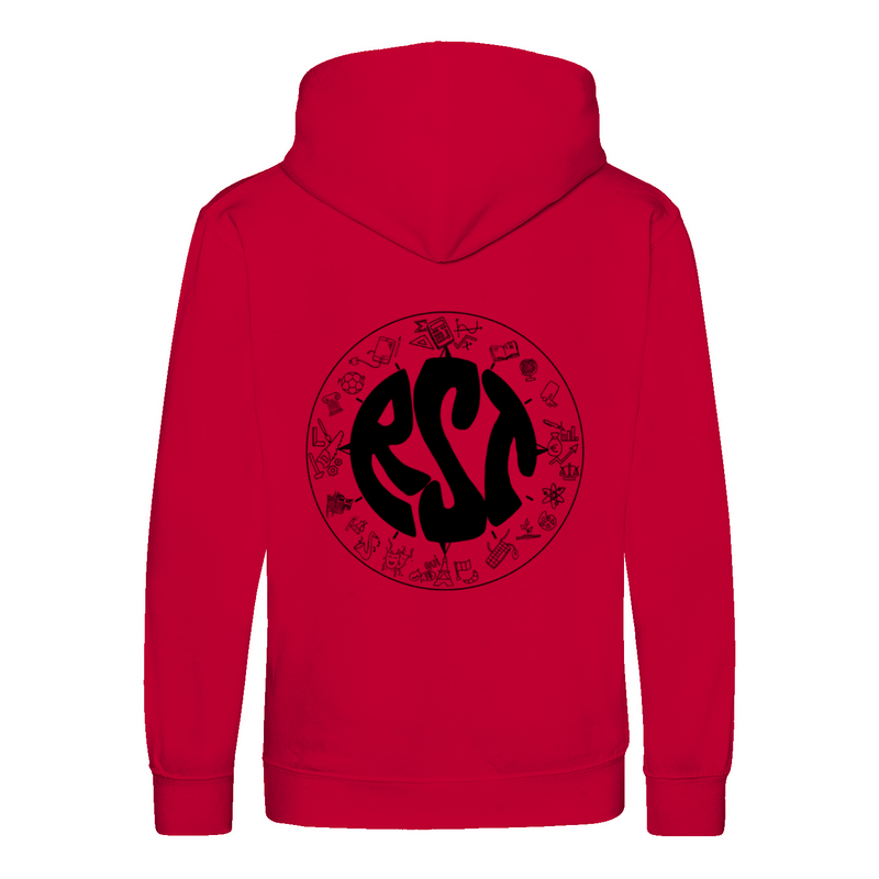 Premium Kinder Hoodie mit großem Rückenlogo (RST)-zoom-