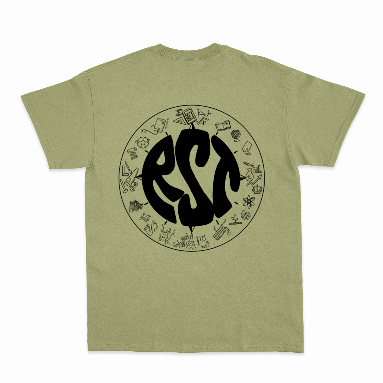 Premium Unisex T-Shirt mit großem Rückenlogo (RST)-zoom-17
