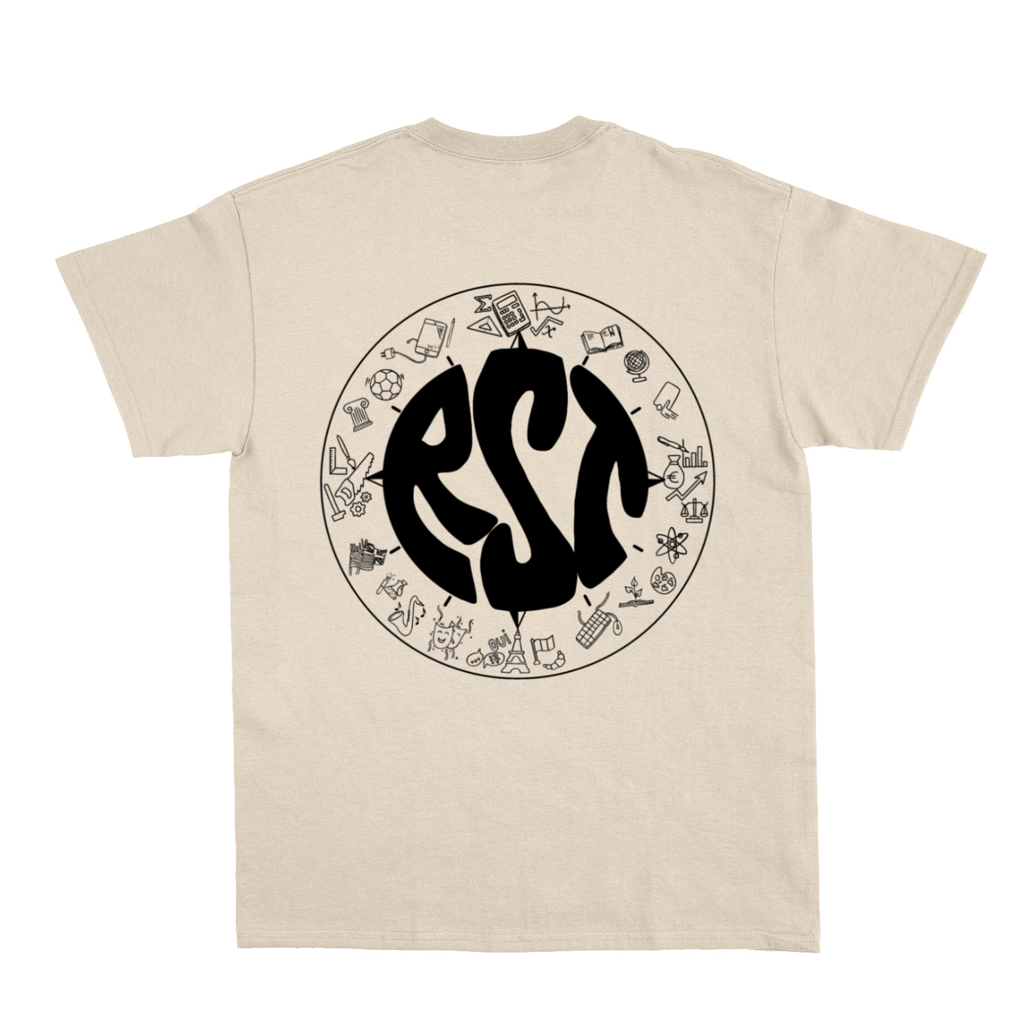 Premium Unisex T-Shirt mit großem Rückenlogo (RST)-zoom-7