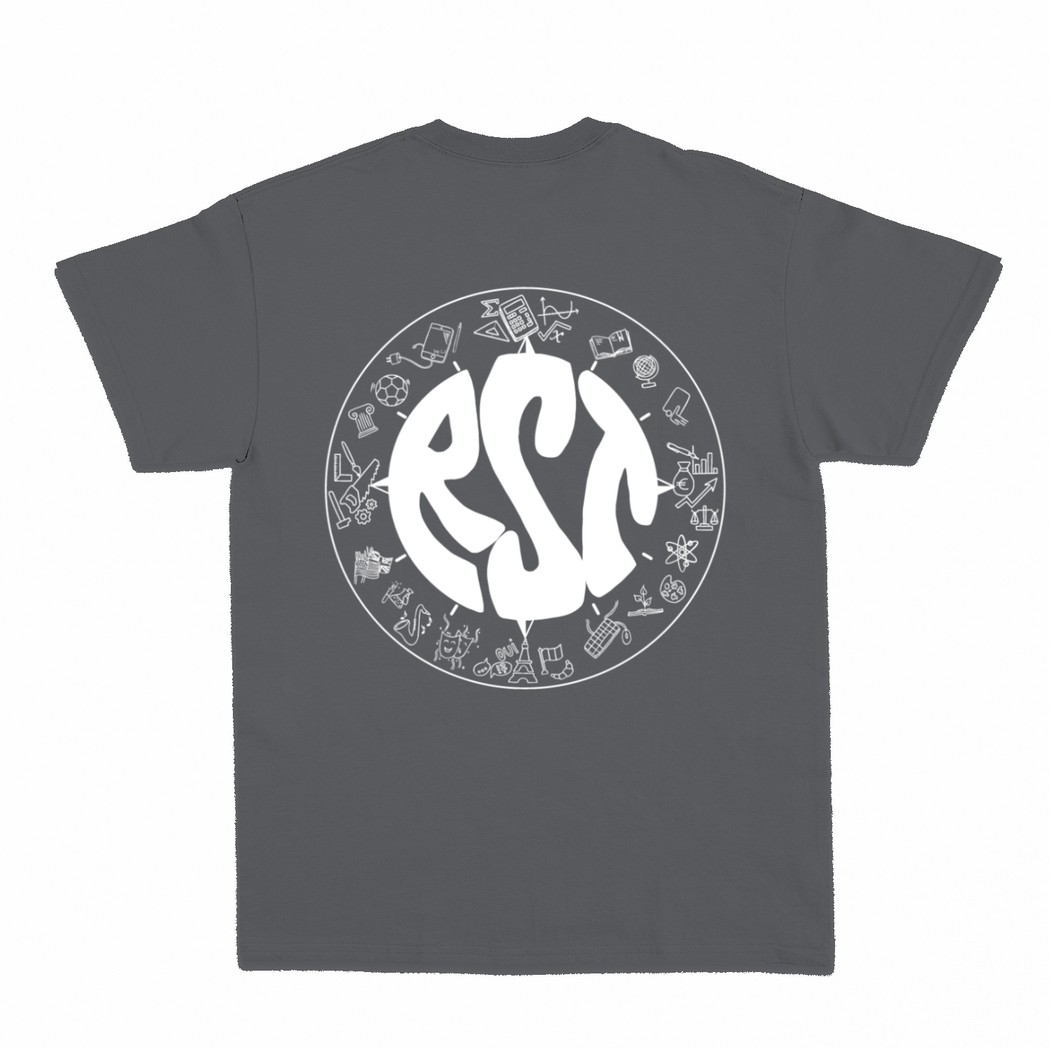 Premium Unisex T-Shirt mit großem Rückenlogo (RST)-27