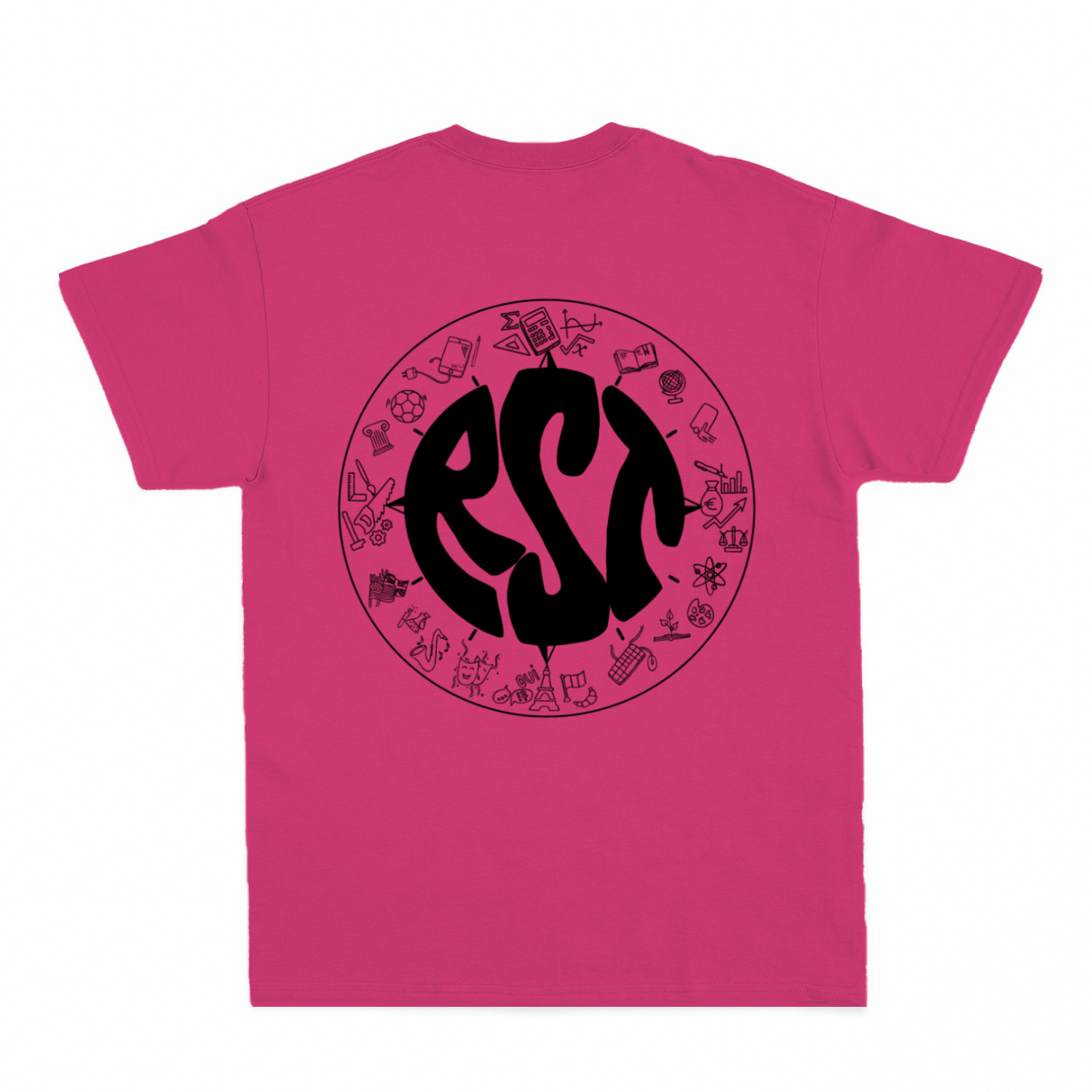 Premium Unisex T-Shirt mit großem Rückenlogo (RST)-41