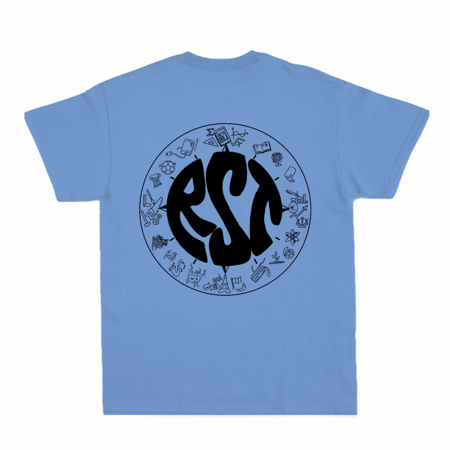 Premium Unisex T-Shirt mit großem Rückenlogo (RST)-37