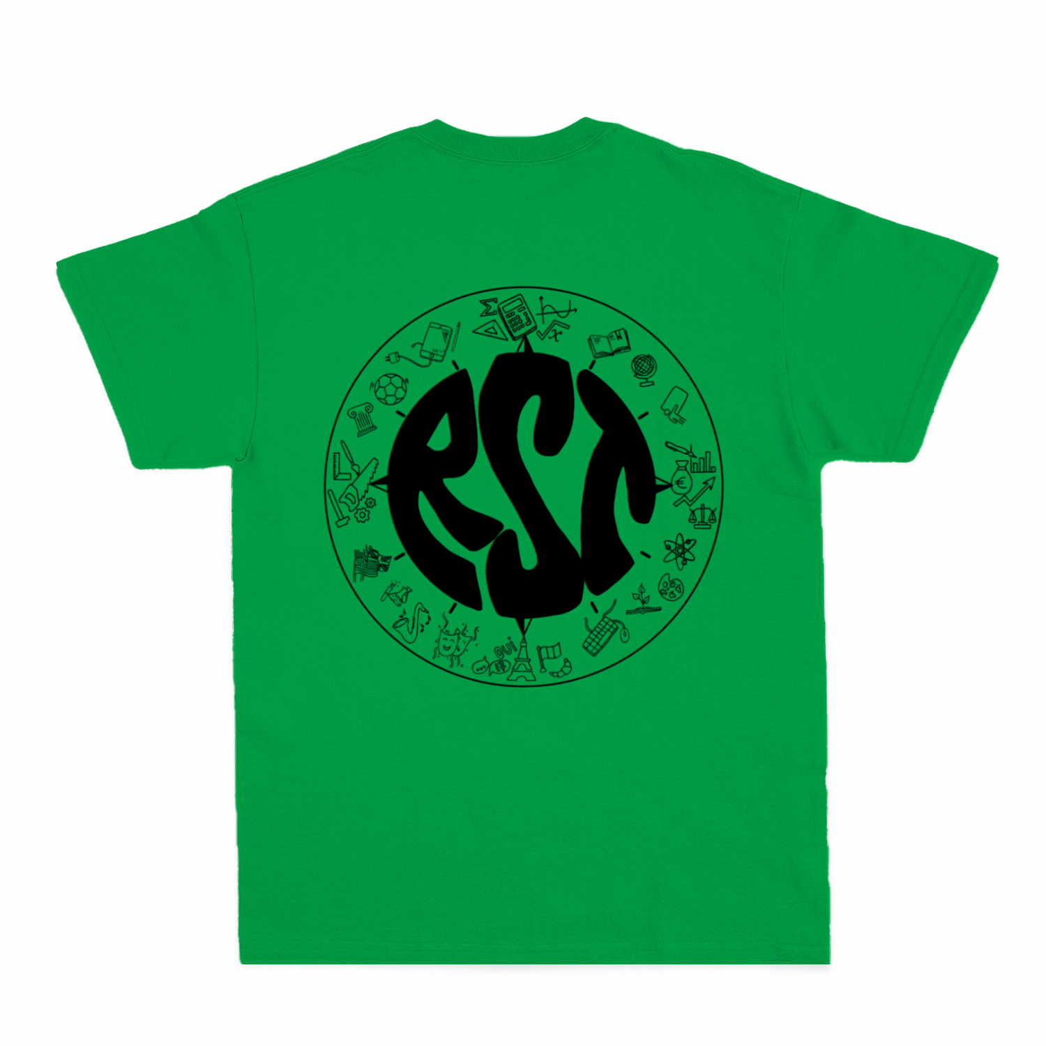 Premium Unisex T-Shirt mit großem Rückenlogo (RST)-zoom-45