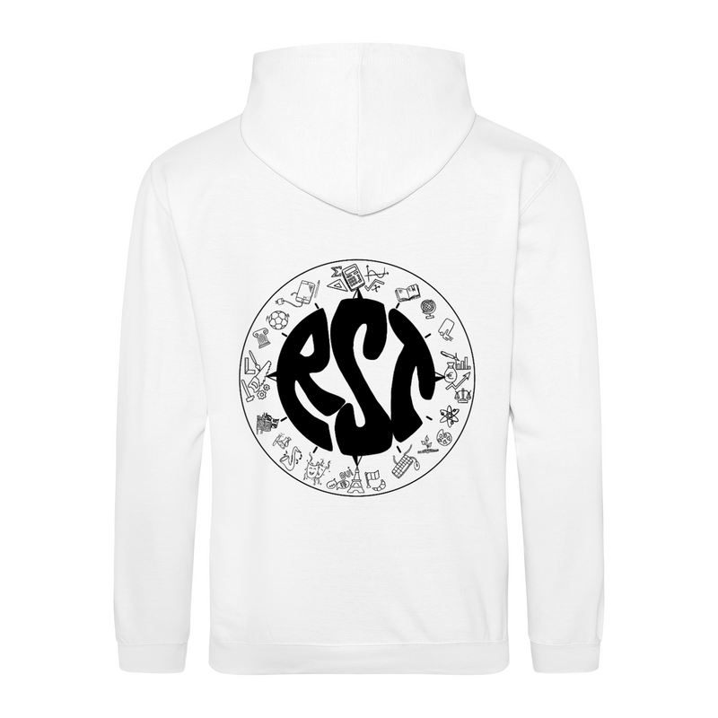 Premium Unisex Hoodie mit großem Rückenlogo (RST)-zoom-